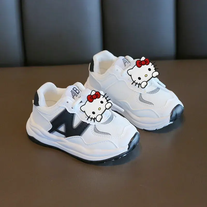 Sanrio hello kitty spring and autumn new children's Sneakers girls summer casual shoes boys students breathable running shoes