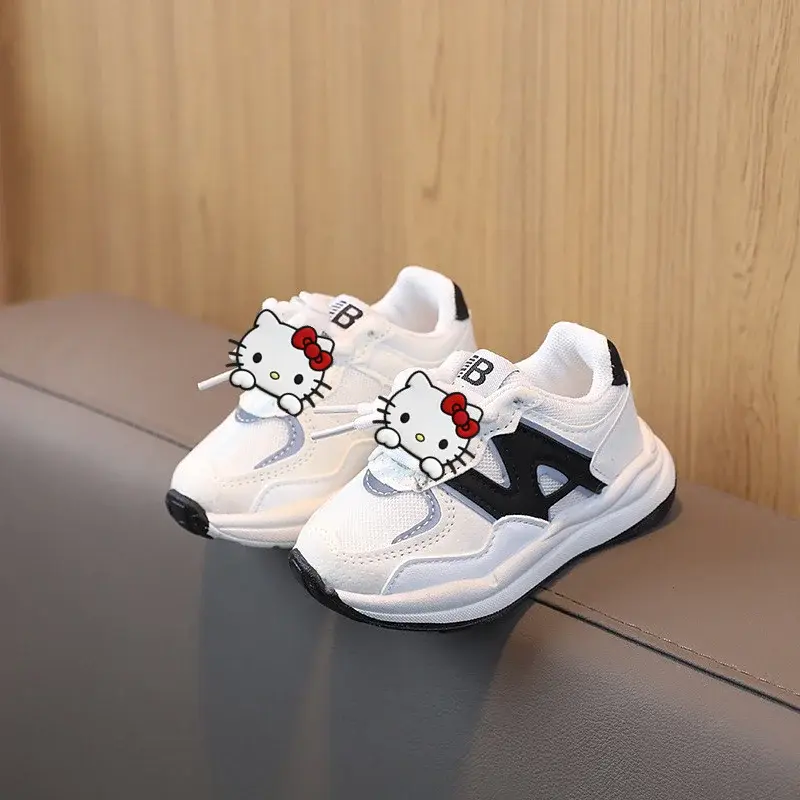 Sanrio hello kitty spring and autumn new children's Sneakers girls summer casual shoes boys students breathable running shoes