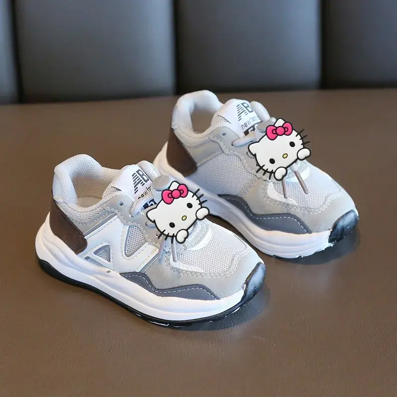 Sanrio hello kitty spring and autumn new children's Sneakers girls summer casual shoes boys students breathable running shoes