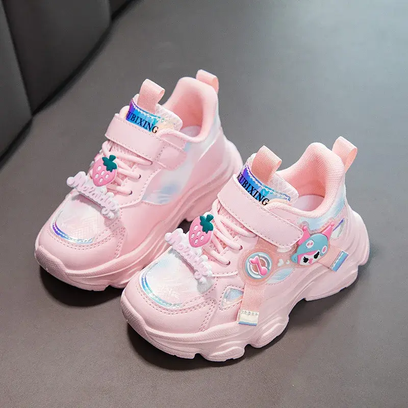 Sanrio hello kitty Kid new Casual Shoes Spring  Autumn Girls Sneakers Outdoor cartoon Student kuromi Travel Running sports Shoes