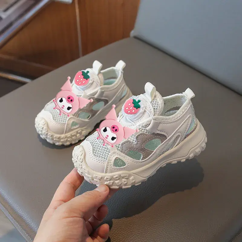 Sanrio swivel Sneakers children casual shoes hello kitty slippers summer baby beach shoes spring girl sandals boys running shoes