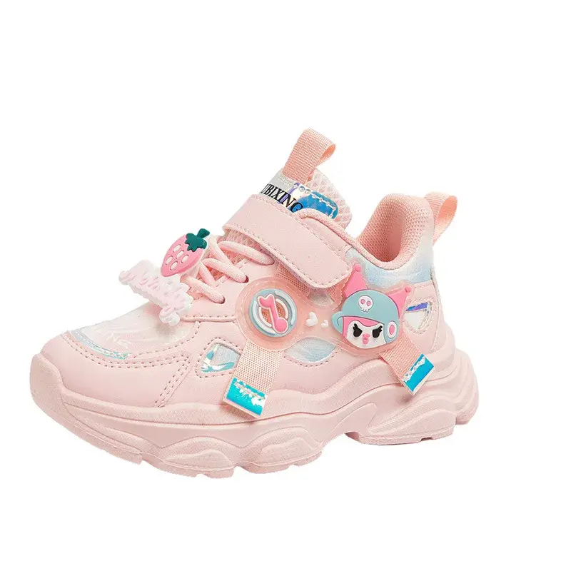 Sanrio hello kitty Kid new Casual Shoes Spring  Autumn Girls Sneakers Outdoor cartoon Student kuromi Travel Running sports Shoes