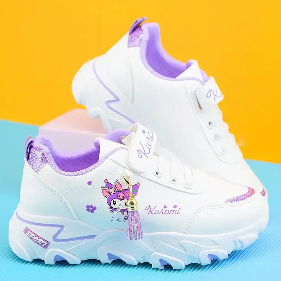 Sanrio Kuromi Spring Summer children Board Shoes Cartoon Casual Shoes Y2K Running Shoeshello Kitty Girls boy Sneakers