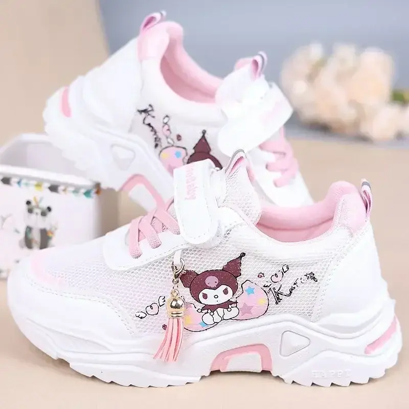 Sanrio Kuromi Spring Summer children Board Shoes Cartoon Casual Shoes Y2K Running Shoeshello Kitty Girls boy Sneakers