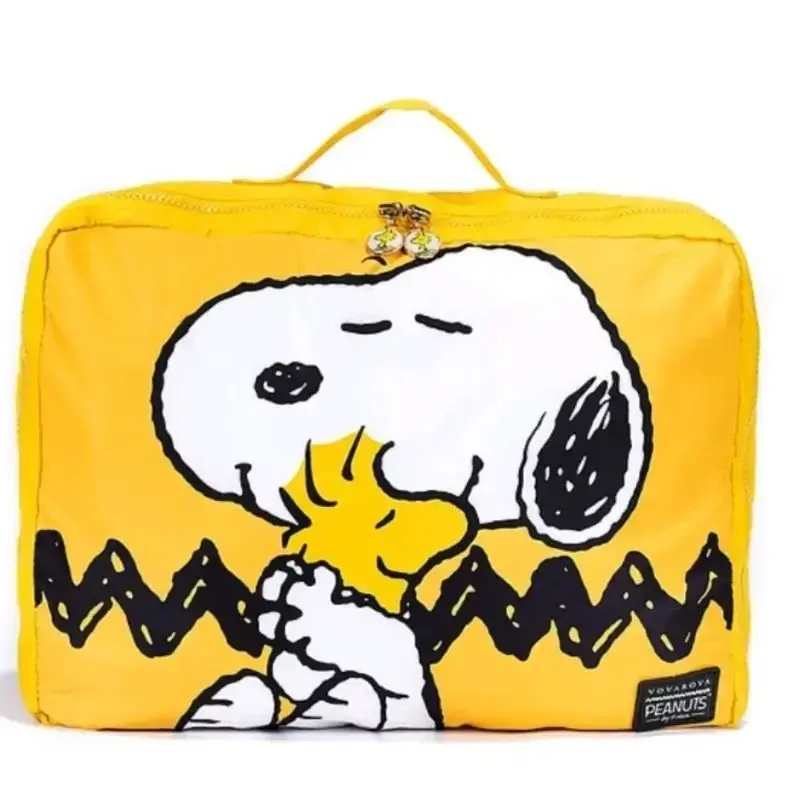 Snoopy waterproof storage organizing cosmetic bag handbag Underwear storage bag cartoon polka-dot travel assortment