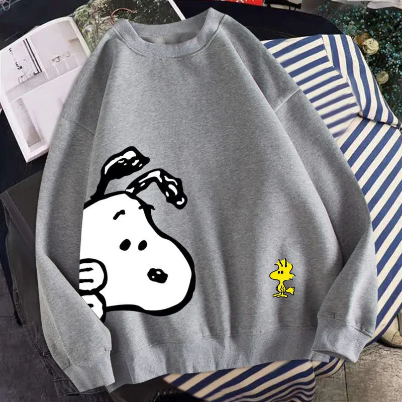 Snoopy Boys and girls thin round neck sweater spring and autumn bottoming shirt long-sleeved sweater coat