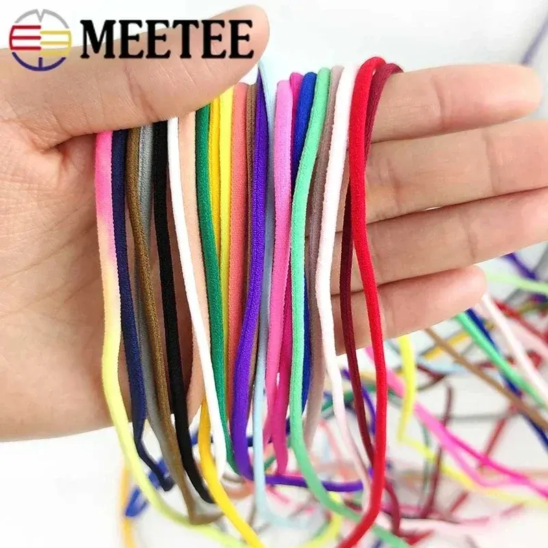 10/20Meters 3mm/5mm Nylon Elastic Band for Ear Hanger Shoes Rope Cords Strap Rubber Ribbon DIY Handmade Accessorie