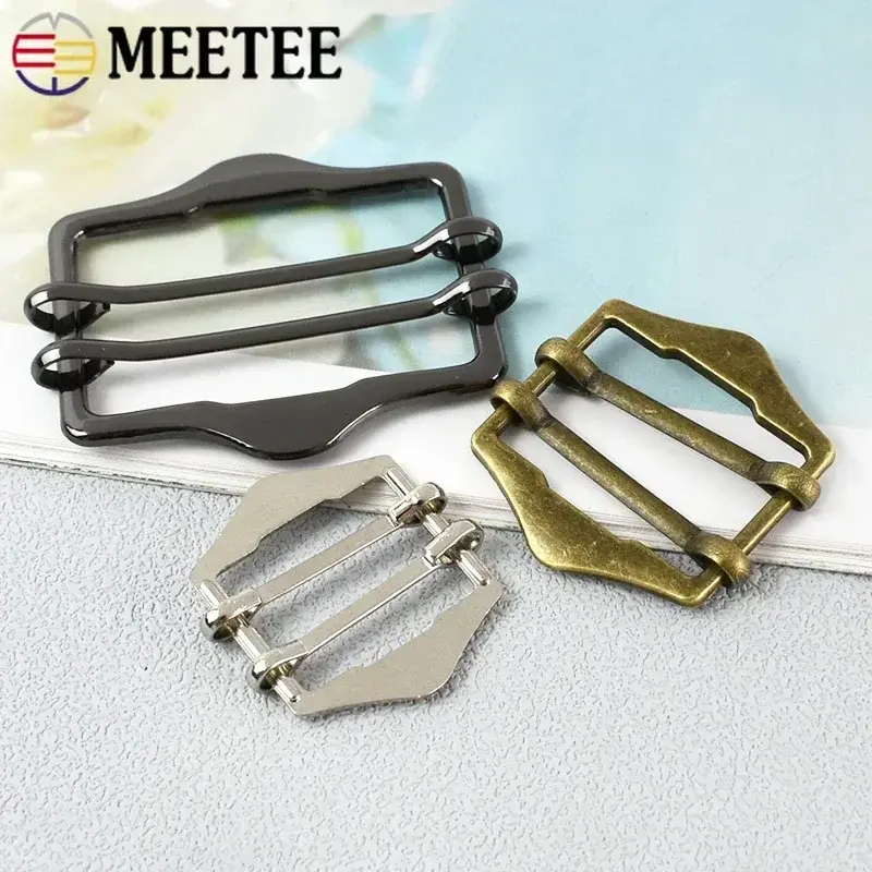 2/3/5Pcs 20-40mm Metal Buckles for Belts Tri-Glide Sliders Bag Strap Clasps Webbing Tape Adjuster Hooks DIY Hardware Accessories
