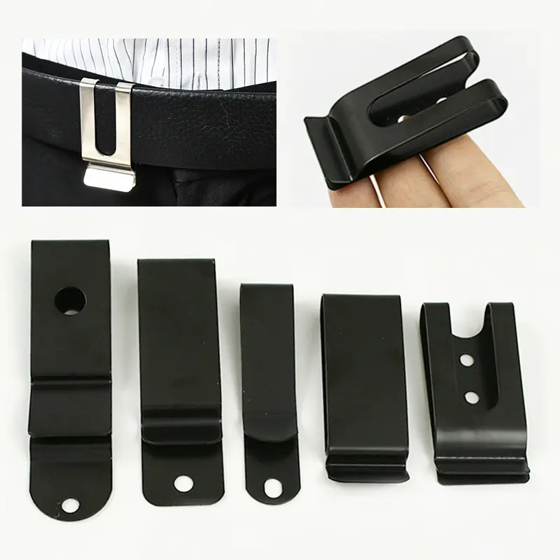 10/20/50Pcs Metal Belt Clip Buckles Wallet Hook Holster Clips Men Waistband Clasp Key Pocket Loop DIY Craft Hardware Accessories