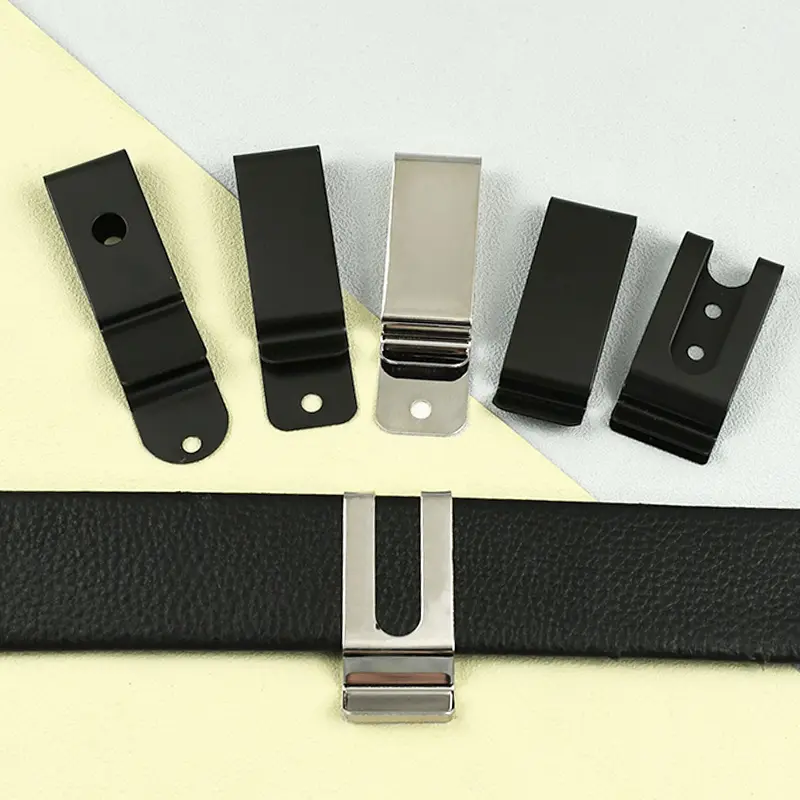 10/20/50Pcs Metal Belt Clip Buckles Wallet Hook Holster Clips Men Waistband Clasp Key Pocket Loop DIY Craft Hardware Accessories