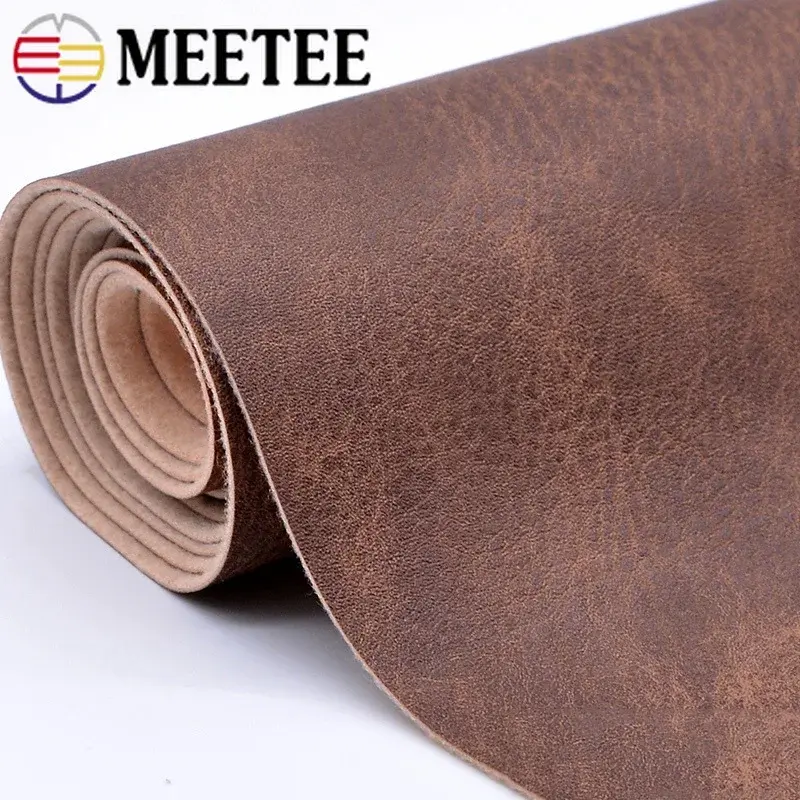 1Pc 50X135CM Meetee Faux Artificial Synthetic Leather Fabric for Sewing DIY Bag Shoes Sofa Material Home Decoration Accessories