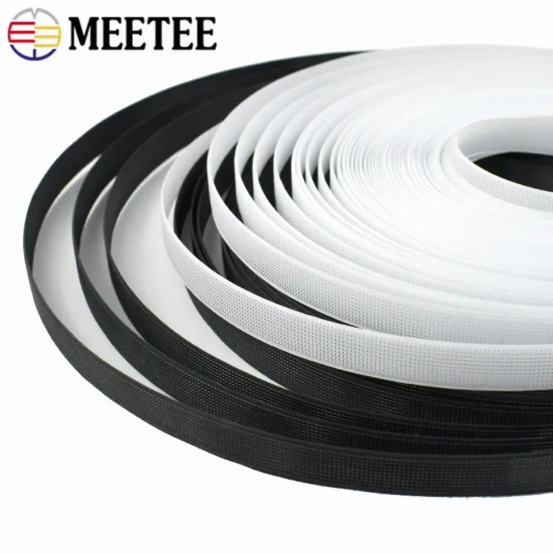 5/10Yards 6-15mm Plastic Ribbon Webbing Tapes for Underwear Bra Toys Dress Support Band  DIY Clothing Sewing Accessories