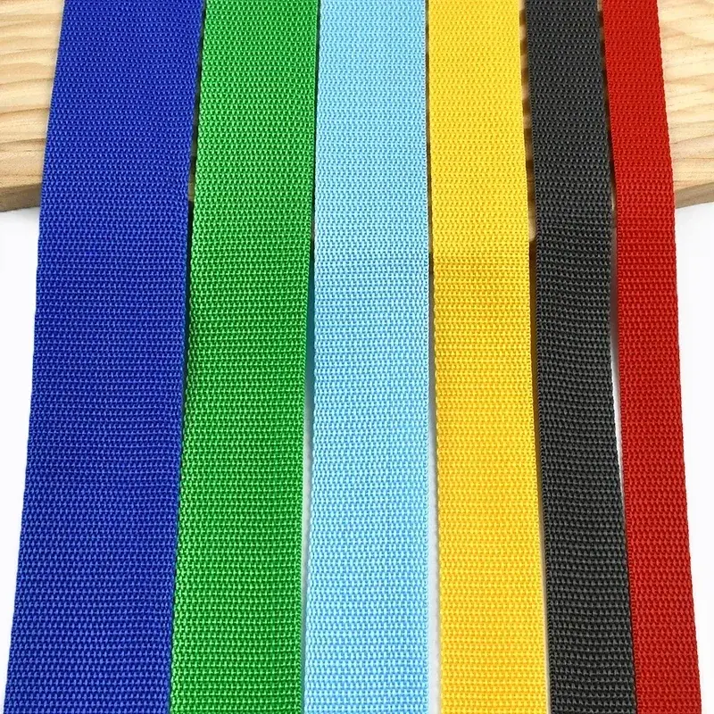 5Meters 20-50mm 1.1mm Thick Webbings Tape for Bags Strap Backpack Label Ribbon Band Clothes Bias Binding DIY Sewing Accessories