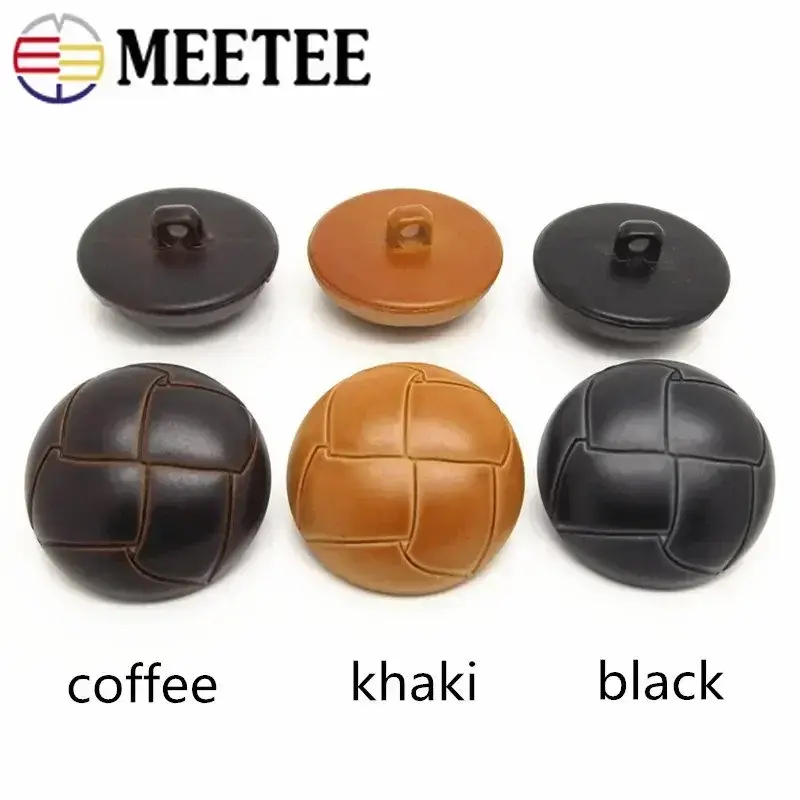 15/18/23/25mm 30-100Pcs Round Imitation leather Buckle Plastic Button for clothing Jacket Bag DIY Coat Sewing Material Accessory