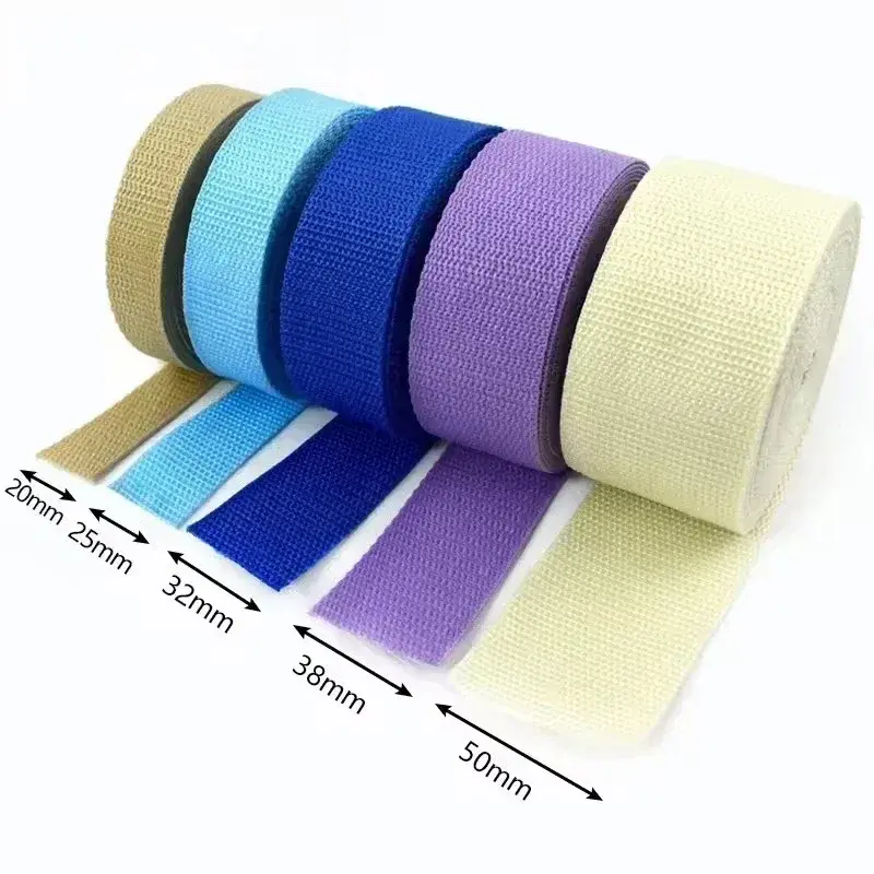 5Meters 20-50mm 1.1mm Thick Webbings Tape for Bags Strap Backpack Label Ribbon Band Clothes Bias Binding DIY Sewing Accessories