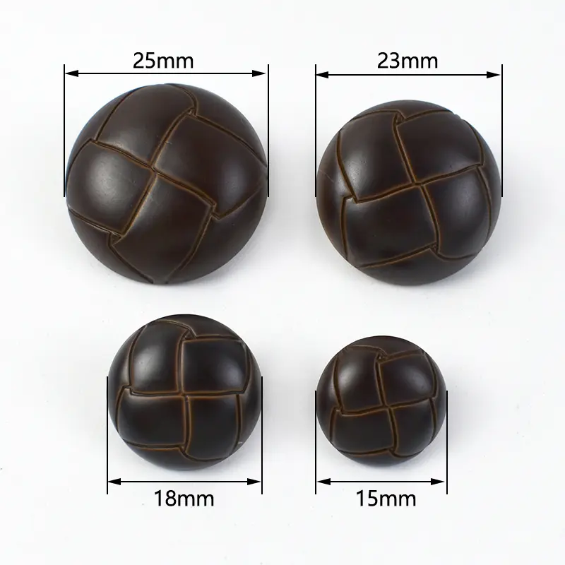 15/18/23/25mm 30-100Pcs Round Imitation leather Buckle Plastic Button for clothing Jacket Bag DIY Coat Sewing Material Accessory