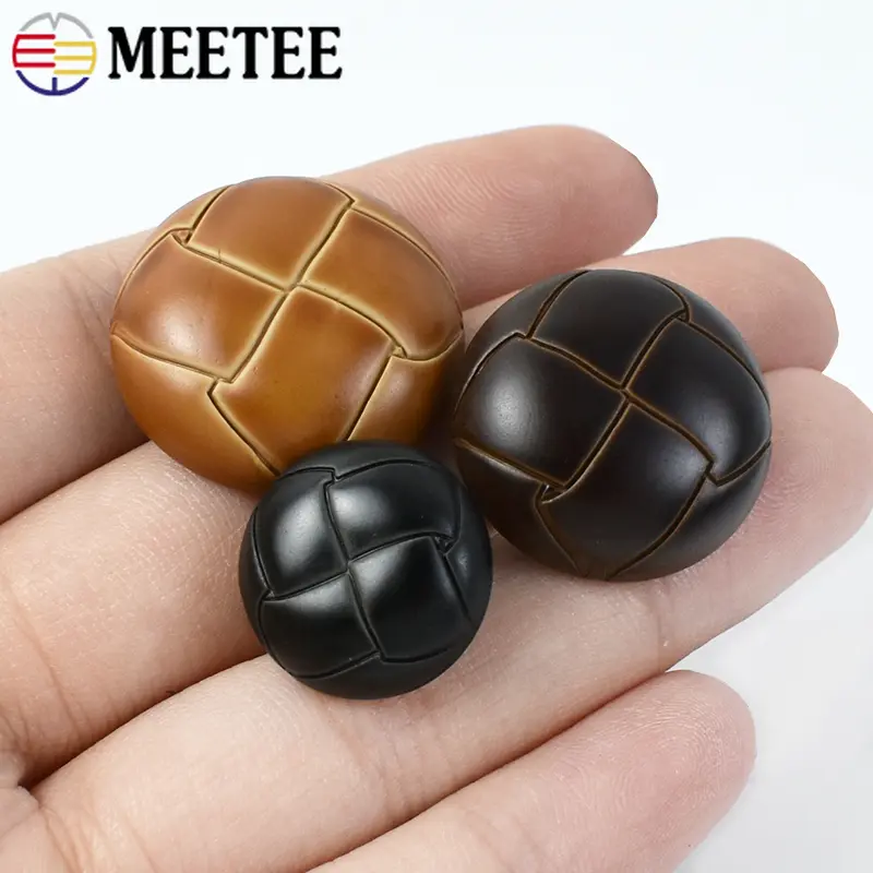 15/18/23/25mm 30-100Pcs Round Imitation leather Buckle Plastic Button for clothing Jacket Bag DIY Coat Sewing Material Accessory