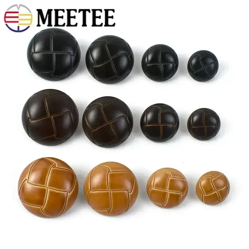 15/18/23/25mm 30-100Pcs Round Imitation leather Buckle Plastic Button for clothing Jacket Bag DIY Coat Sewing Material Accessory