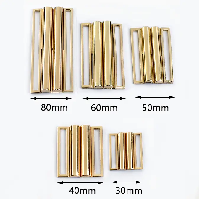 2/5Pcs 30 - 80mm Metal Belt Buckle Women Waistband Adjust Clasps Garment Decoration Hook Buckles DIY Sewing Hardware Accessories