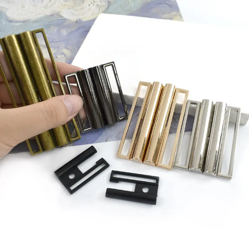 2/5Pcs 30 - 80mm Metal Belt Buckle Women Waistband Adjust Clasps Garment Decoration Hook Buckles DIY Sewing Hardware Accessories