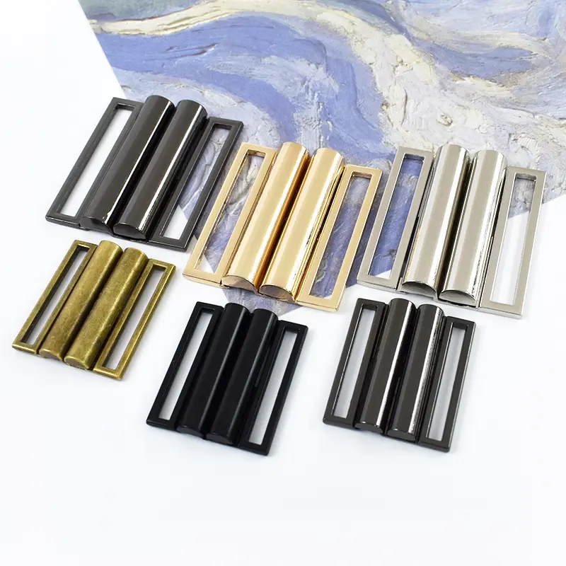 2/5Pcs 30 - 80mm Metal Belt Buckle Women Waistband Adjust Clasps Garment Decoration Hook Buckles DIY Sewing Hardware Accessories