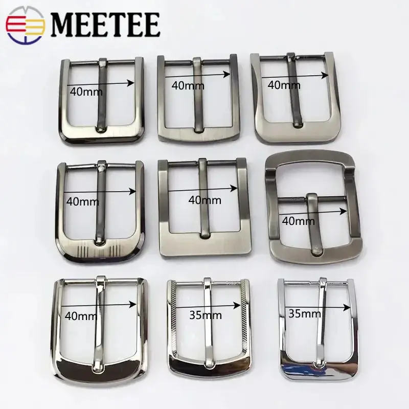 1/2/3Pcs Men Belt Buckle Metal Single Pin Buckles Jeans Waistband Decor Clasp for 33-39mm Belts DIY Leather Craft Accessories