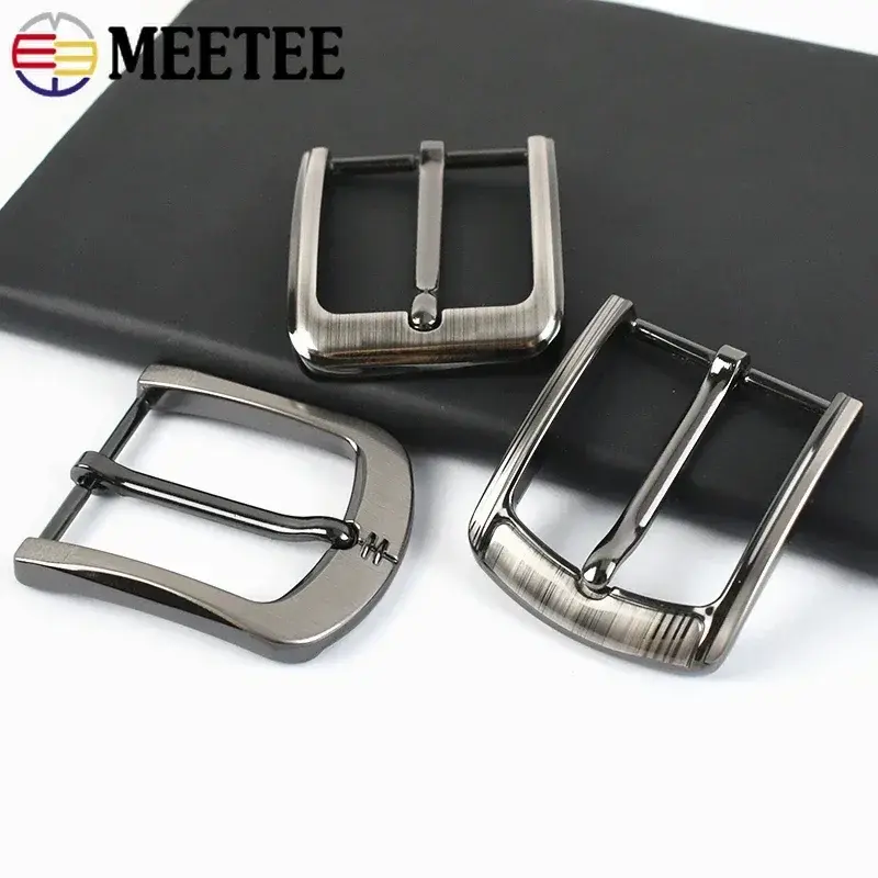 1/2/3Pcs Men Belt Buckle Metal Single Pin Buckles Jeans Waistband Decor Clasp for 33-39mm Belts DIY Leather Craft Accessories