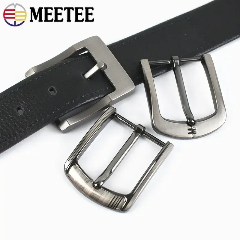1/2/3Pcs Men Belt Buckle Metal Single Pin Buckles Jeans Waistband Decor Clasp for 33-39mm Belts DIY Leather Craft Accessories