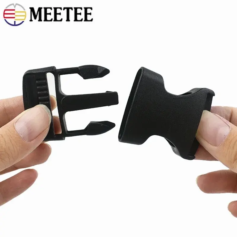5/10Pc 10-50mm Plastic Quick Release Buckle Backpack Strap Insert Buckles Bag Closure Adjust Clasp Webbing Belt Hook Accessories