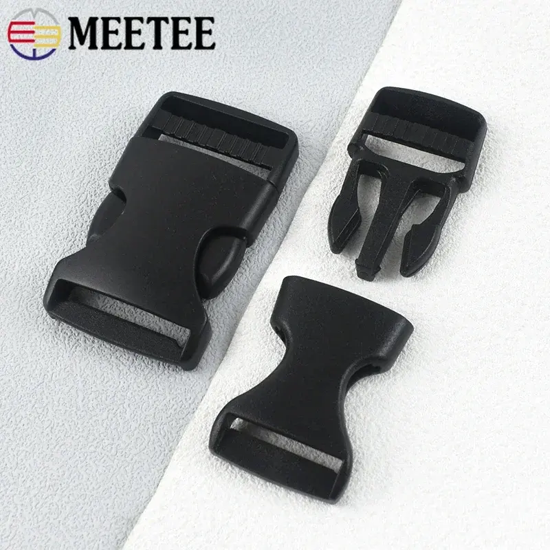 5/10Pc 10-50mm Plastic Quick Release Buckle Backpack Strap Insert Buckles Bag Closure Adjust Clasp Webbing Belt Hook Accessories