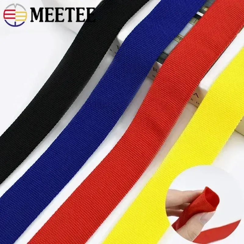 5/10M 30mm Nylon Webbing Strap for Bag Straps Shoulder Tubular Ribbon Band Backpack Double-layer Bias Binding Sewing Accessories
