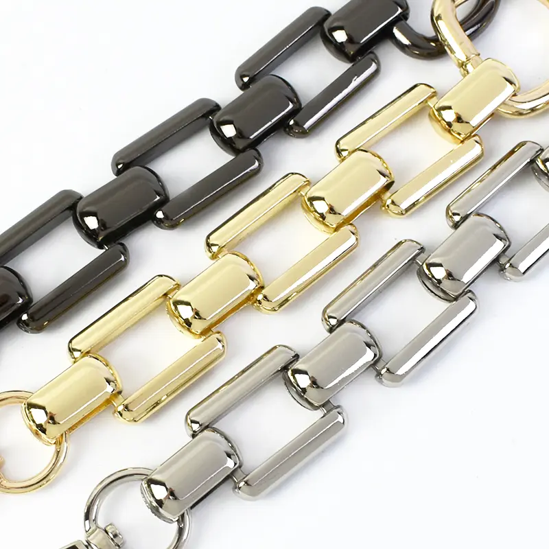 18cm 1/2/5Pcs D Ring Metal Chain Extension Shoulder Bag Strap Handle Buckle Pocket Chain Adjust Clasp Accessories for Handbags