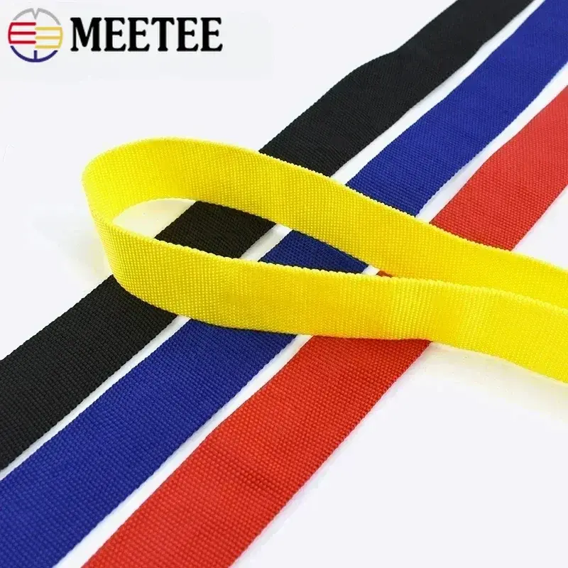 5/10M 30mm Nylon Webbing Strap for Bag Straps Shoulder Tubular Ribbon Band Backpack Double-layer Bias Binding Sewing Accessories