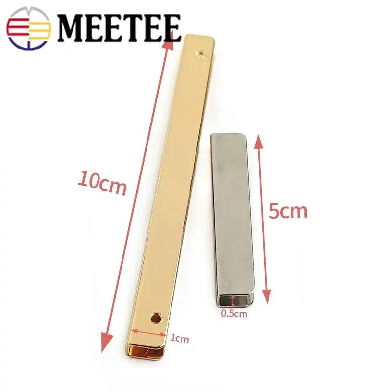 5/10Pcs 5/10cm Metal Handbag Buckles Bag Corner Protector Clasps Purse Edges Screws End Clip Hooks DIY Hardware Accessories