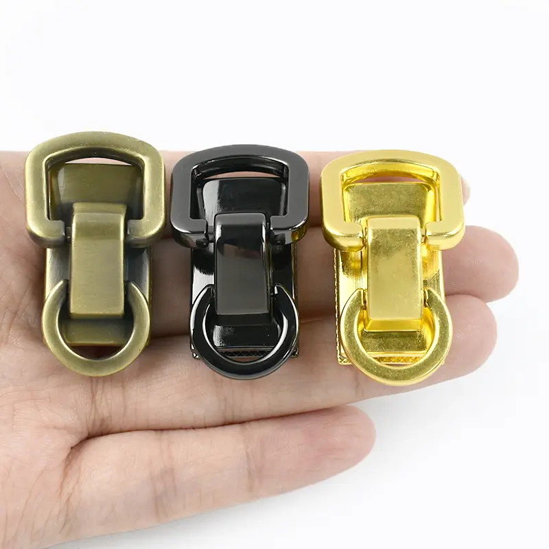 2-10Pcs 34mm D Ring Metal Buckles Handbag Hardware Screw Rivet Clasp Side Connector Hanger for Pocket Handle DIY Bag Accessories