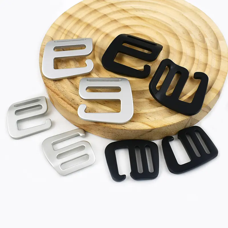 20/25mm 2/5/10Pcs Metal G Hook Buckles For Backpack Bags Clasp Tri-Glide Webbing Straps Adjust Buckle DIY Hardware Accessories
