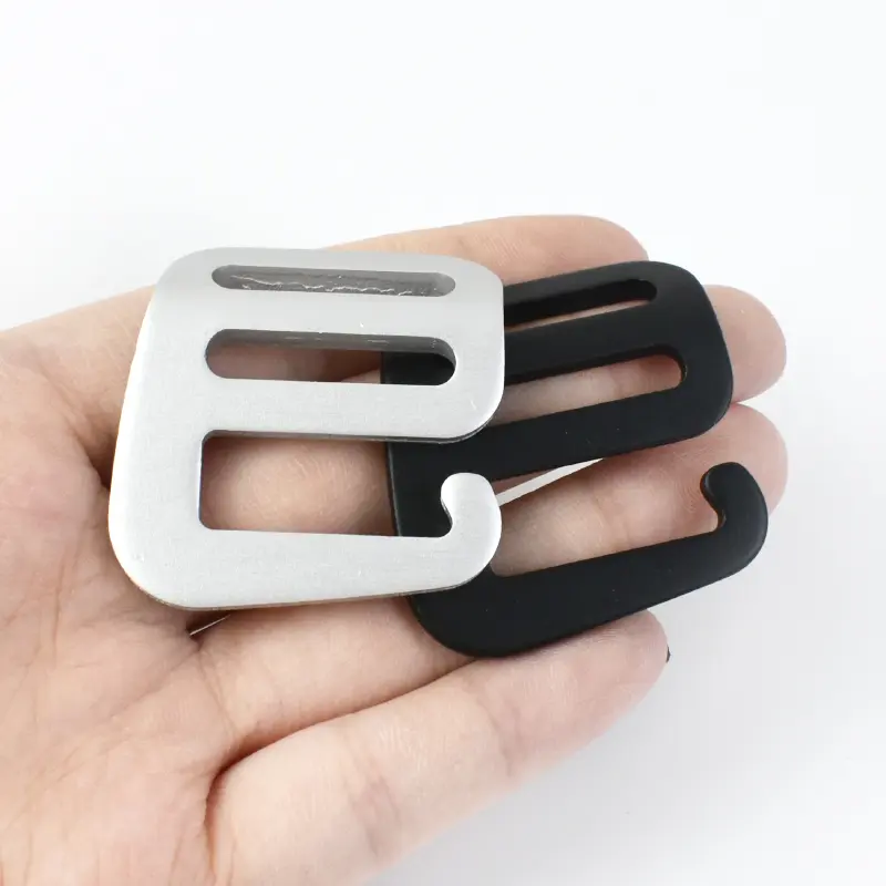 20/25mm 2/5/10Pcs Metal G Hook Buckles For Backpack Bags Clasp Tri-Glide Webbing Straps Adjust Buckle DIY Hardware Accessories