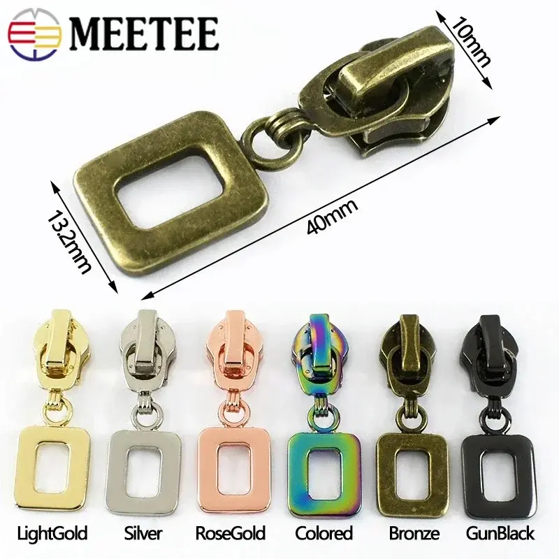 5-30Pcs 5# Zipper Slider For Nylon Zippers Tape Shoes Coat Zip Heads Bags Purse Zips Pulls Repair Kits DIY Sewing Accessories