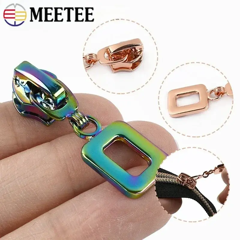 5-30Pcs 5# Zipper Slider For Nylon Zippers Tape Shoes Coat Zip Heads Bags Purse Zips Pulls Repair Kits DIY Sewing Accessories