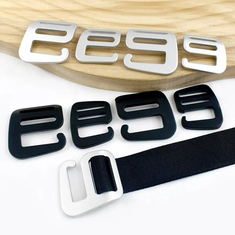 20/25mm 2/5/10Pcs Metal G Hook Buckles For Backpack Bags Clasp Tri-Glide Webbing Straps Adjust Buckle DIY Hardware Accessories
