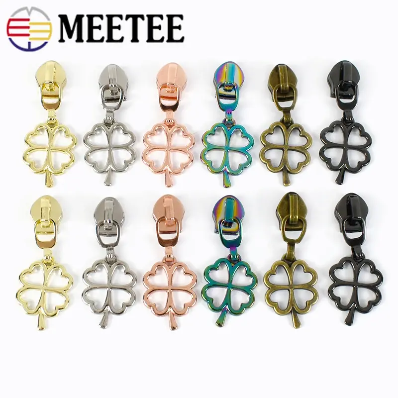 5/10/20Pcs Sewing Zipper Sliders for 5# Nylon Zips Garment Bag Zippers Heads Pulls Zip Repair Kits DIY Replacement Accessories