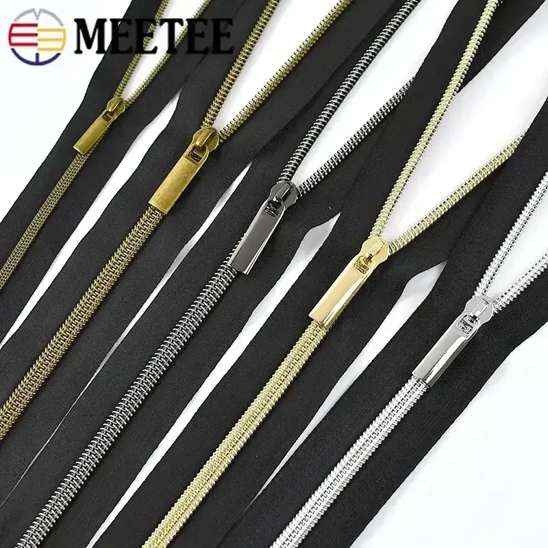 2-10Meters 3# 5# Nylon Zippers Tape At The Meter Garment Zipper Slider Bags Jacket Zips Pulls Repair Kits DIY Sewing Accessories