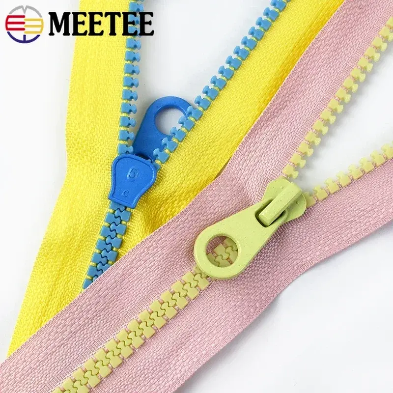 2/5Pcs 5# Resin Zipper for Sewing Pencil Bag Close-End Zippers Closure Plastic Zip Tape Cloth Pocket Decoration DIY Accessories