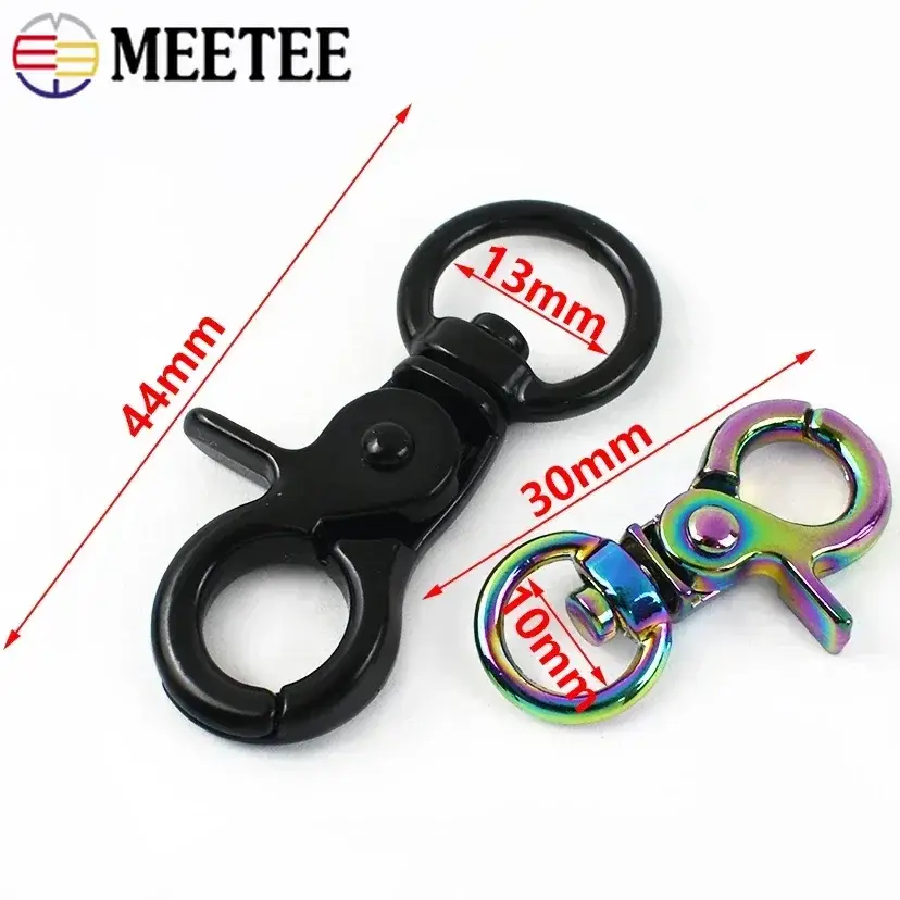 5-20Pcs 10/13mm Metal Buckle for Bag Strap Lobster Clasp Pet Collar Swivel Trigger Hook Keychain DIY Luggage Hardware Accessory