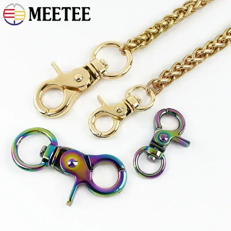 5-20Pcs 10/13mm Metal Buckle for Bag Strap Lobster Clasp Pet Collar Swivel Trigger Hook Keychain DIY Luggage Hardware Accessory