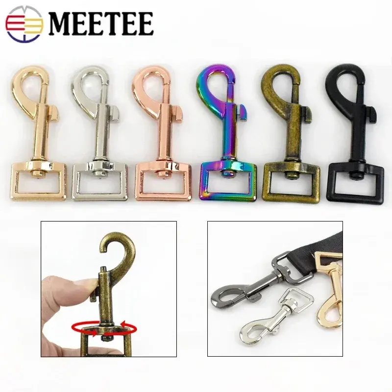 2/5Pcs 15/20/25mm Bag Strap Metal Buckles Swivel Lobster Clasps Dog Collar Keychain Trigger Snaps Hooks DIY Hardware Accessories