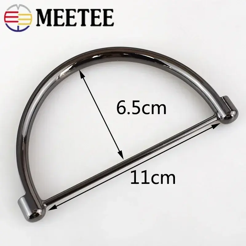 2/3/4/5/10Pcs 65mm Metal D Ring Buckles For Bag Strap Luggage Decor Handle Clasp Dog Collar Buckle Loop DIY Hardware Accessories