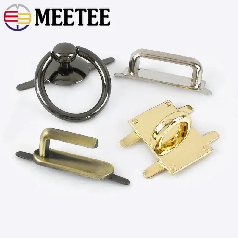 2-5Pcs Meetee Metal Buckles For Handbag Strap Arch Bridge Bags Webbing Decorative Clasp Connector Hook DIY Sewing Accessories