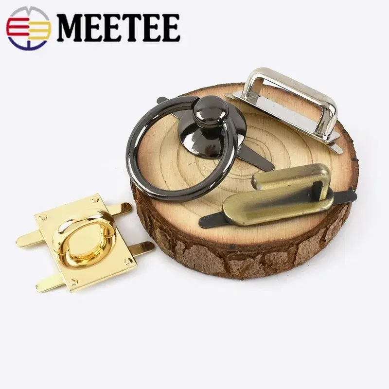 2-5Pcs Meetee Metal Buckles For Handbag Strap Arch Bridge Bags Webbing Decorative Clasp Connector Hook DIY Sewing Accessories