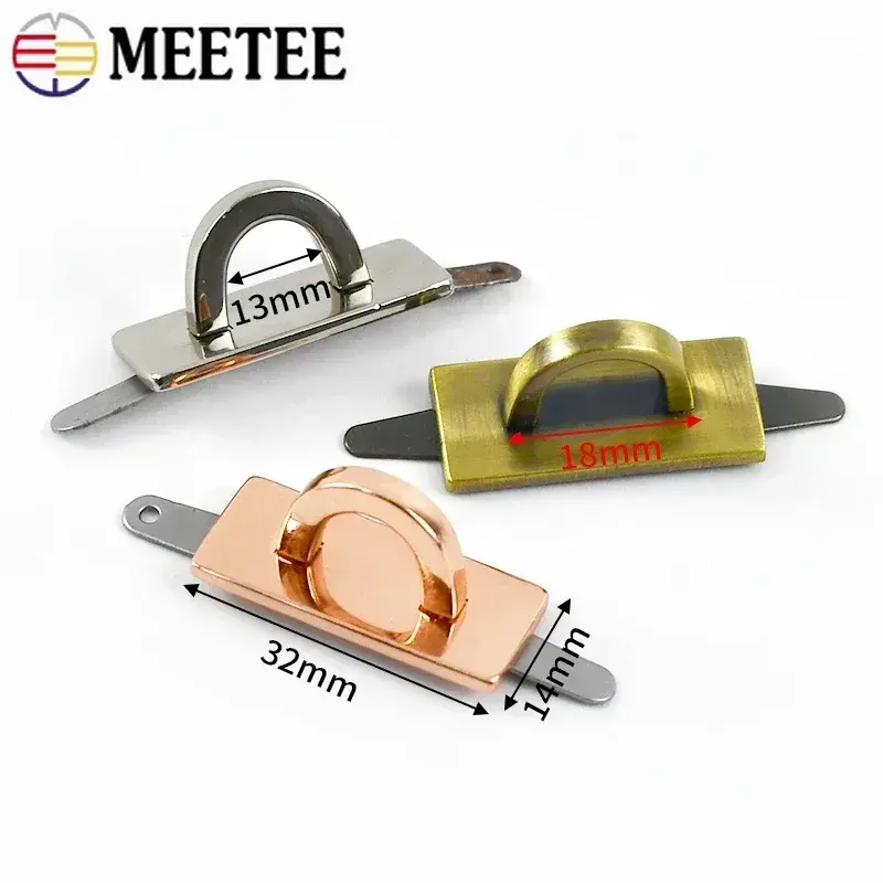 2-10Pcs Metal Buckle for Bag Strap Handbag Chain Side Clip D Ring Clasp Arch Bridge Connector Hook DIY Leather Craft Accessories